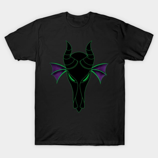 A maleficent dragon T-Shirt by Corvus Roisin Designs